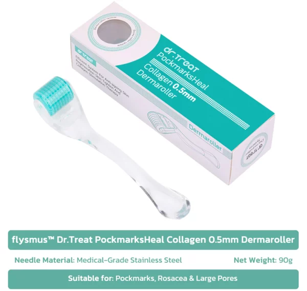 flysmus™ Dr.Treat PockmarksHeal Collagen 0.5mm Dermaroller