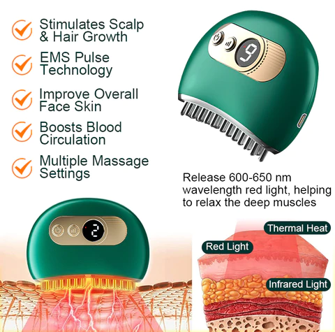 Nurbini™ EMS Hair Reborn Scalp Acupoint Massager