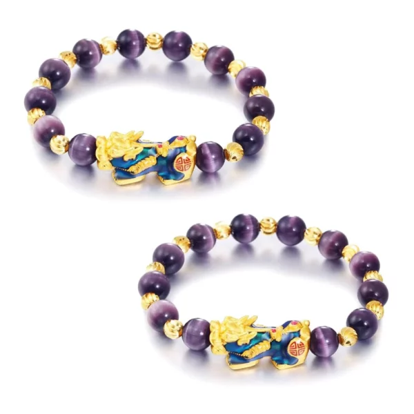 Oveallgo™ FengShui Pi Xiu Ametist Bracelet - Image 7