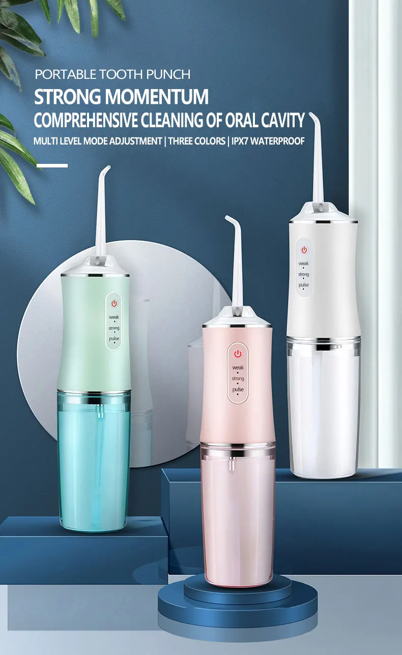 Portable Dental Irrigator - USB Rechargeable for Oral Care