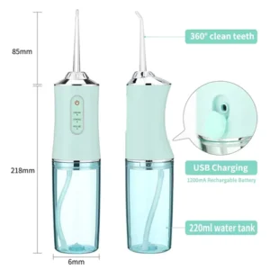 Portable Dental Irrigator - USB Rechargeable for Oral Care