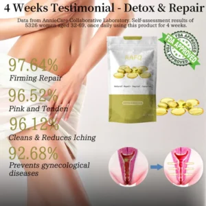 AAFQ™ Instant Itching Stopper & Detox and Slimming & Firming Repair & Pink and Tender Natural Capsules PRO