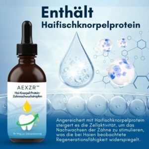 AEXZR™ Hai-Knorpel-Protein-Zahnnachwuchstropfen