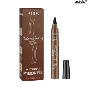 ATTDX Microblading Effect Waterproof Fork-Tip Brow Pen