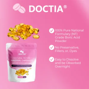 DOCTIA® Instant Itch Relief & Natural Detox & Firming Repair & Pink and Tender Natural Capsules