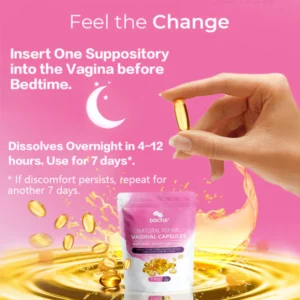 DOCTIA® Instant Itch Relief & Natural Detox & Firming Repair & Pink and Tender Natural Capsules