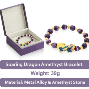 Dragon Amethyst Bracelet