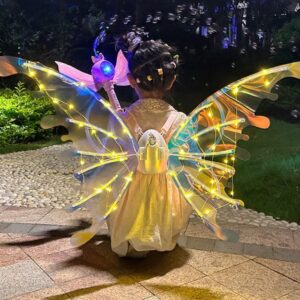 Electric Butterfly Wings With Music Lights