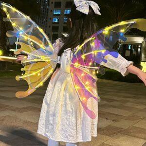 Electric Butterfly Wings With Music Lights