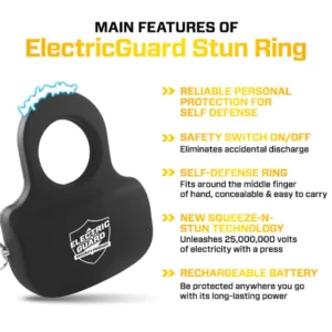 ElectricGuard Max Power 25,000,000 Stun Ring