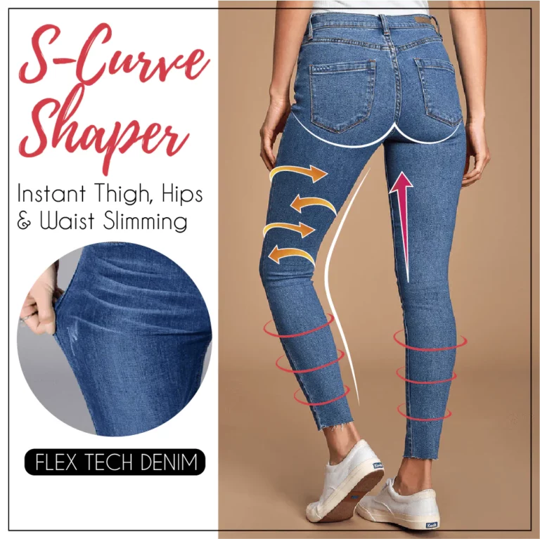 Fivfivgo™ Perfect Curve Shape Thermal Fleece Denim Jeggings