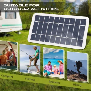 Fivfivgo™ Tragbares Solarladepanel