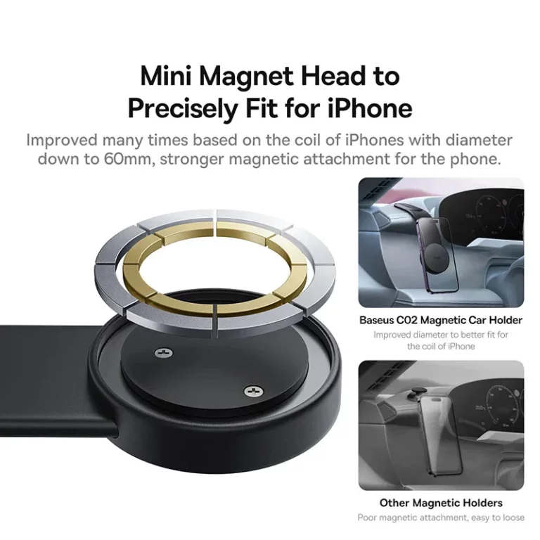 Folding mobile phone holder with strong magnet - Image 6