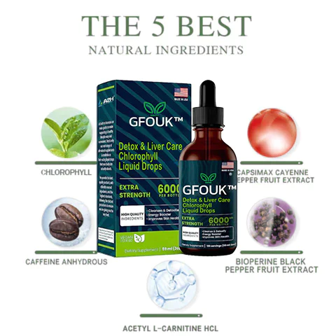 GFOUK™ Detox & Liver Care Chlorophyll Liquid Drops
