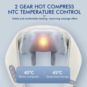 NECK & SHOULDER MASSAGER W/HEAT