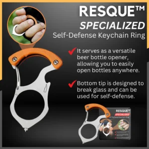 RESQUE™ Specialized Self-Defense Keychain Ring