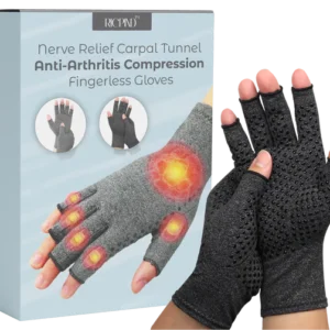 RICPIND NerveRelief Carpal Tunnel Anti-Arthritis Compression Fingerless Gloves