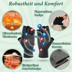 Sugoola™ Fern-Infrarot-Titan-Ionen-Arthritis-Therapie Wärme-Kompressionshandschuhe