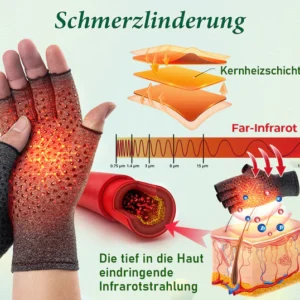 Sugoola™ Fern-Infrarot-Titan-Ionen-Arthritis-Therapie Wärme-Kompressionshandschuhe