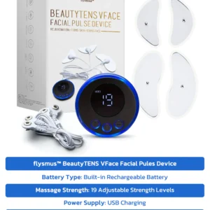 flysmus™ BeautyTENS VFace Facial Pules Device