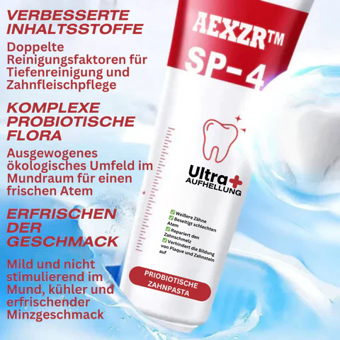 AEXZR™ SP-4 Aufhellende Probiotische Zahnpasta