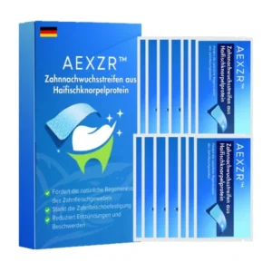 AEXZR™ Zahnnachwuchsstreifen aus Haifischknorpelprotein