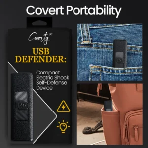 Ceoerty™ USB Defender: Compact Electric Shock Self-Defense Device