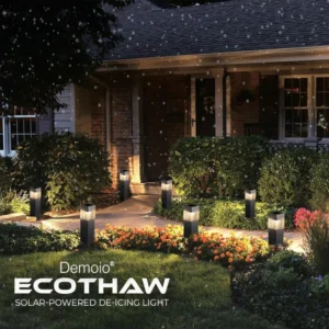 Demoio® WinterGuard EcoThaw Solar-Powered De-Icing Light