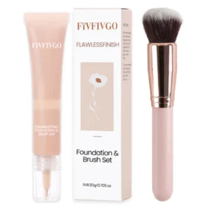 Fivfivgo™ Flawless Finish Foundation & Brush Set