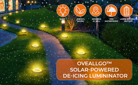 Fivfivgo™ PROMAX Solar-Powered De-Icing Lumininator