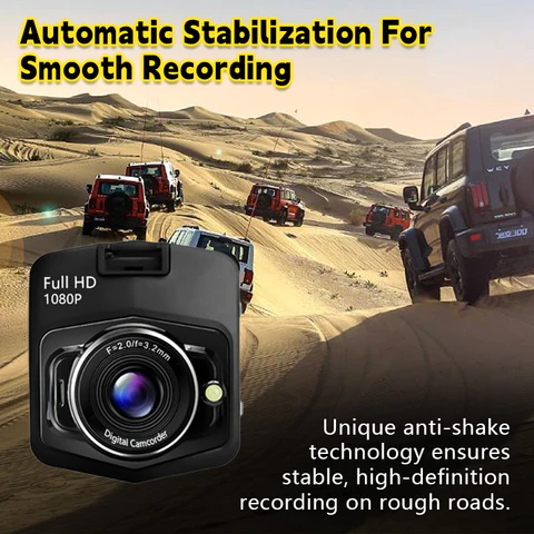 Fivfivgo™ Shield Car DVR Camera - Full HD 1080P Digital Camcorder