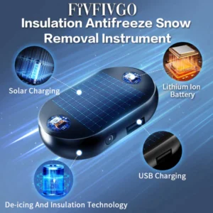 Fivfivgo™ Solar Electromagnetic Molecular Interference Freeze and Snow Remover