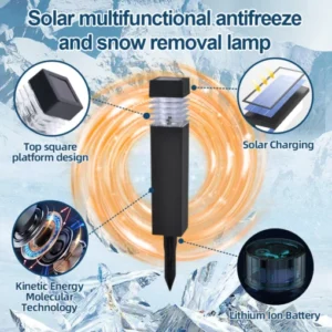 Fivfivgo™ Solarbetriebene elektromagnetische Resonanz-Enteisungsleuchte (Null-Energie-Verbrauch)