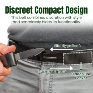 Fivfivgo™ StealthShield Survival Knife Belt