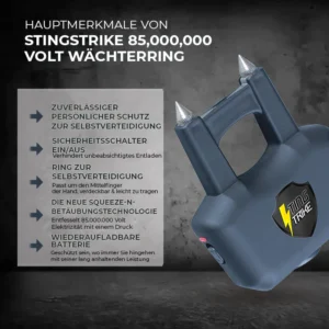 Fivfivgo™ StingStrike 85,000,000 Volt Wächterring