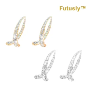 Futusly™ Lymphatic Magnetic Germanium Cross Curved Earrings