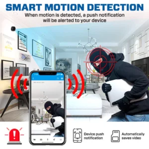 GeniusEye 1080p HD Wireless Magnetic Hidden Security Camera