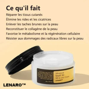 LENARO™ Crème liftante et raffermissante au collagène d'escargot coréen