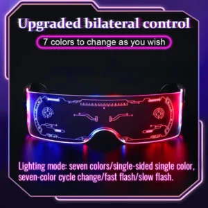 NOWORDUP™ Cyberpunk-style LED Illuminated Glasses