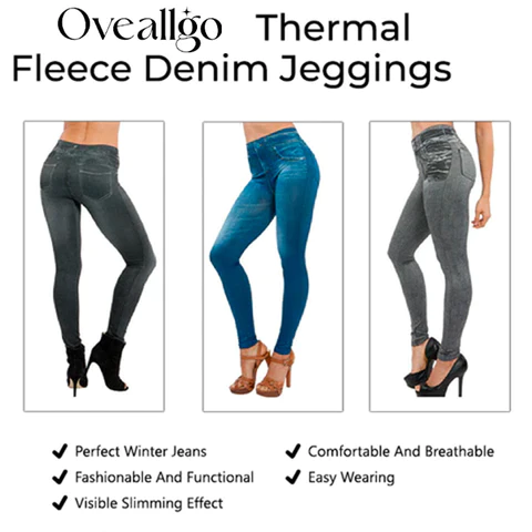 Oveallgo™ Thermal Fleece Denim Jeggings
