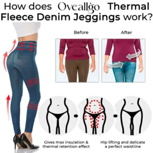 Oveallgo™ Thermal Fleece Denim Jeggings