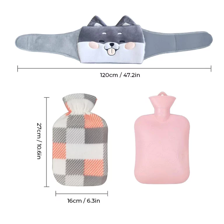 Plush Refillable Hot Water Bottle Belt