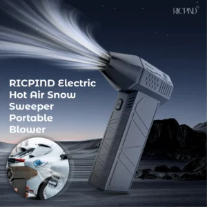 RICPIND Electric Hot Air Snow Sweeper Portable Blower