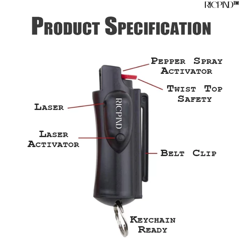 RICPIND Laser Safe Pepper Protector Spray
