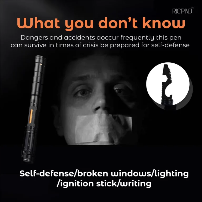 RICPIND Multifunctional Self-Defense LED Pen