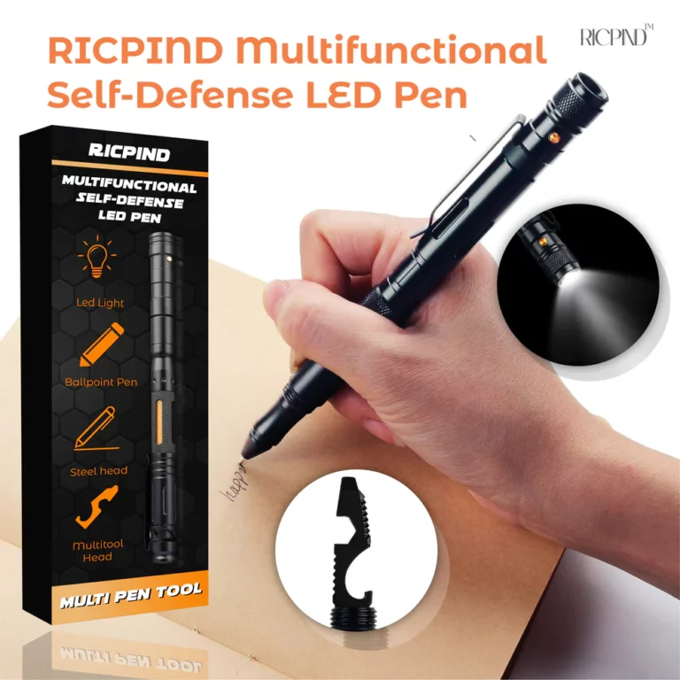 RICPIND Multifunctional Self-Defense LED Pen