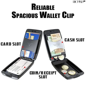 RICPIND RFID Anti-Theft Aluminum Wallet Clip