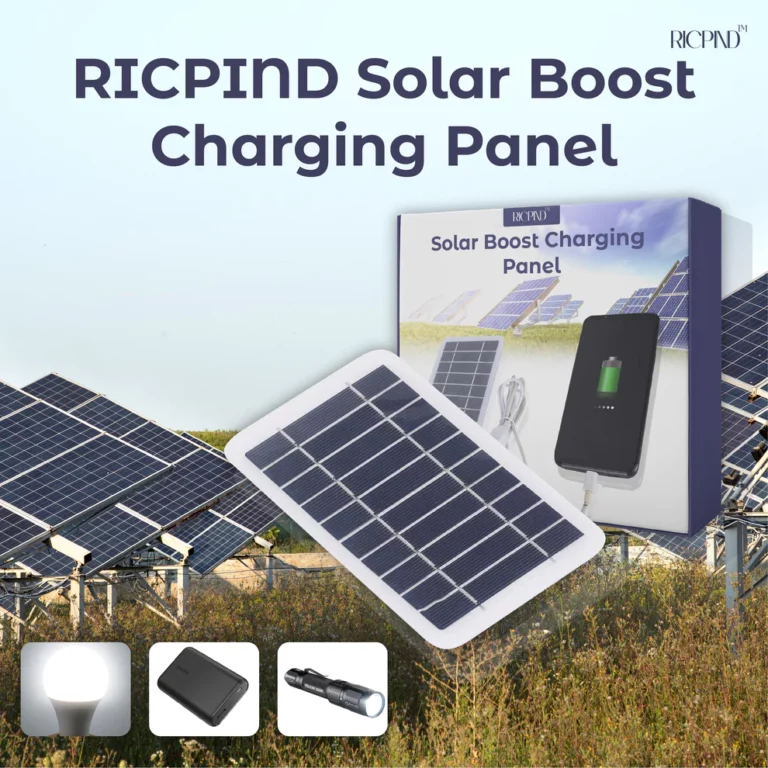 RICPIND Solar Boost Charging Panel