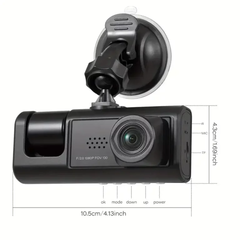 Seurico™ Drei-Kanal Dash Cam mit IR Nachtsicht und G-Sensor