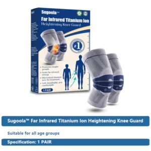 Sugoola™ Far Infrared Titanium Ion Heightening Knee Guard